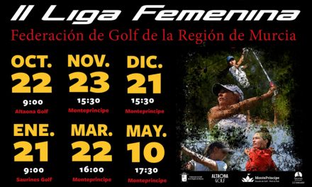 La Liga Femenina de Golf de la Región de Murcia triunfa